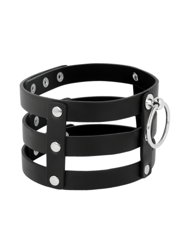 COQUETTE CHIC DESIRE - GIROCOLLO IN PELLE VEGANO STILE FETISH