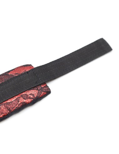 OHMAMA FETISH - MANETTE IN VELLUTO CON NASTRO IN NYLON