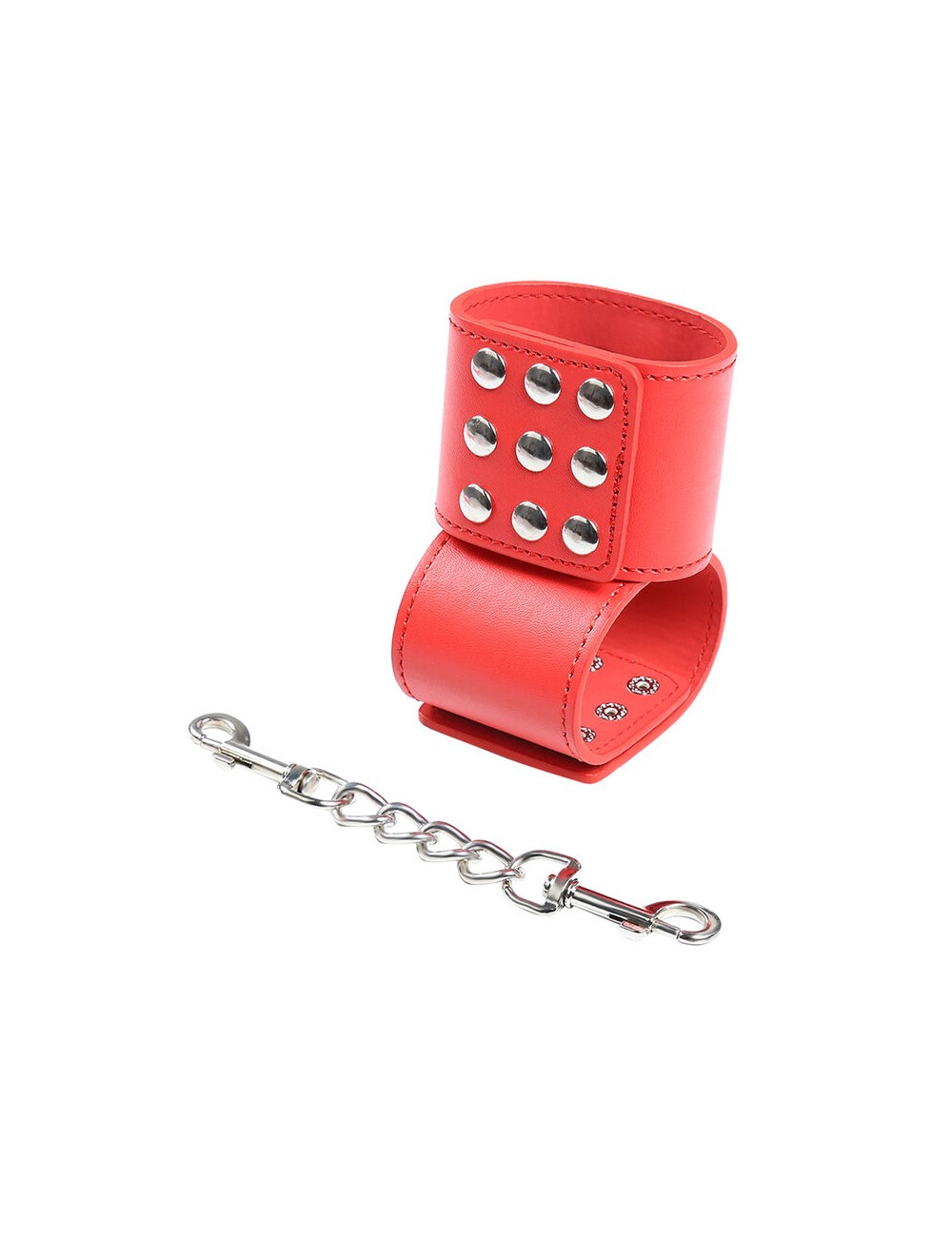OHMAMA FETISH - MANETTE ROSSE CON CHIUSURA A SCATTO