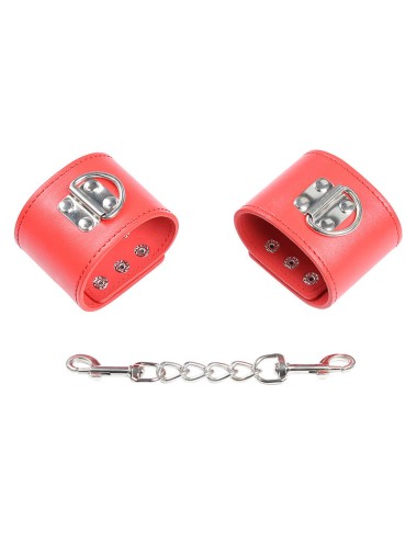 OHMAMA FETISH - MANETTE ROSSE CON CHIUSURA A SCATTO