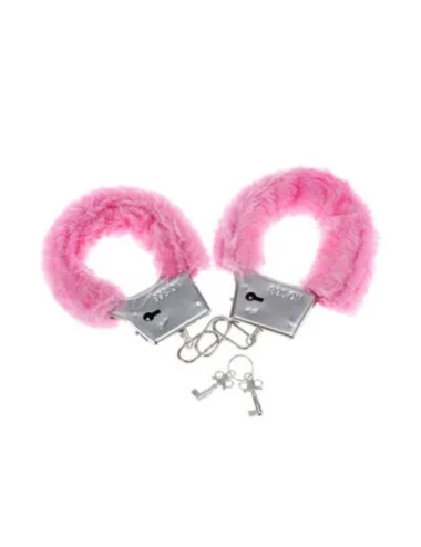 DIABLO PICANTE - MANETTE IN PELLICCIA DEL PIACERE ROSA