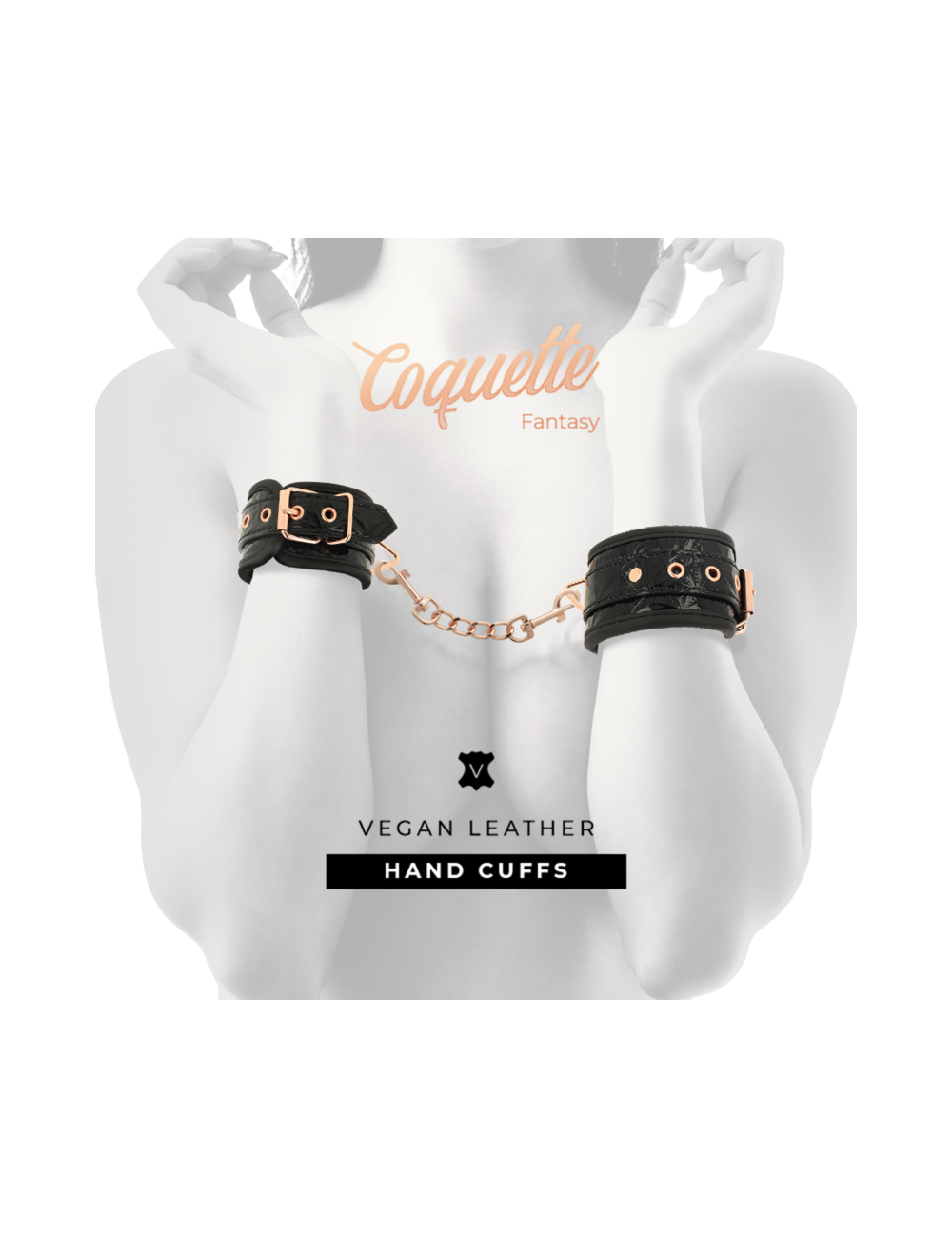 COQUETTE CHIC DESIRE - MANETTE EDIZIONE NERA CON FODERA IN NEOPRENE COQUETTE CHIC DESIRE - MANETTE EDIZIONE NERA CON FODERA IN NEOPRENE