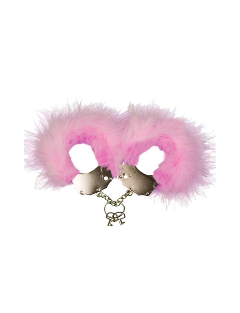 ADRIEN LASTIC - MANETTE IN METALLO CON PIUME ROSA ADRIEN LASTIC - MANETTE IN METALLO CON PIUME ROSA
