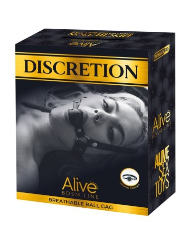 ALIVE - BAVAGLIO TRASPIRANTE DISCREZIONE NERO