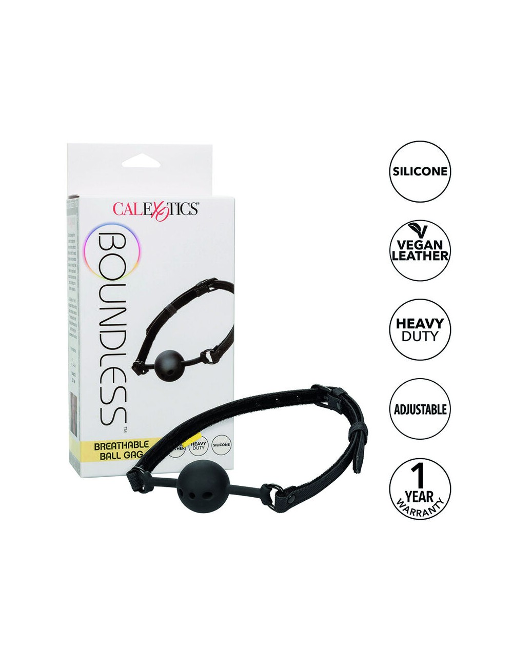CALEXOTICS - BOUNDLESS BALL GAG TRASPIRANTE CALEXOTICS - BOUNDLESS BALL GAG TRASPIRANTE