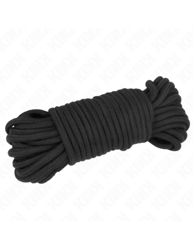 KINK - CORDA IN COTONE 20 METRI NERA