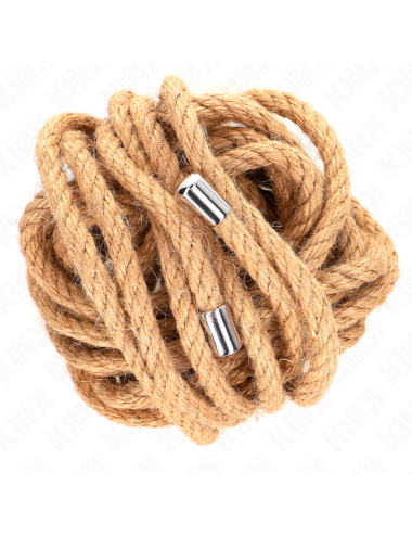 KINK - CORDA DI CANAPA CON TESTA IN METALLO 5 METRI