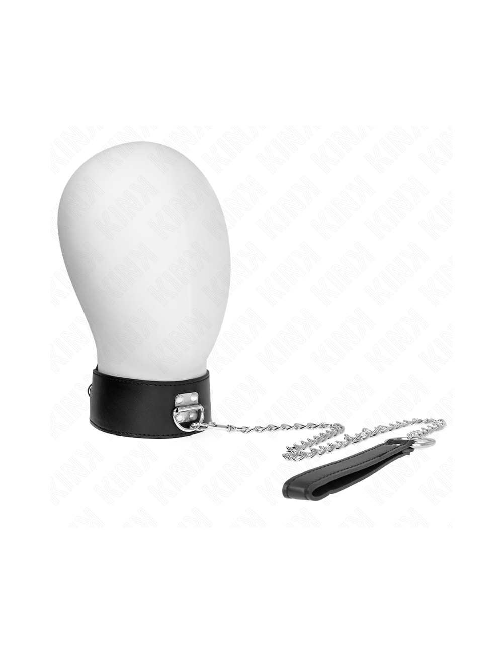 KINK - COLLANA CON CINTURA 65 CM CON CINTURINO LARGO NERO REGOLABILE 33