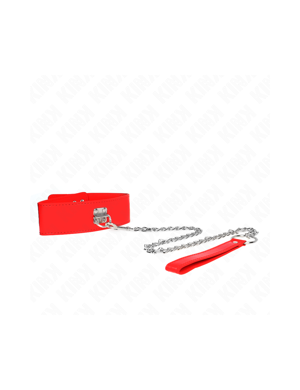 KINK - COLLANA CON CINTURA 65 CM CON LARGO CINTURINO ROSSO REGOLABILE 33