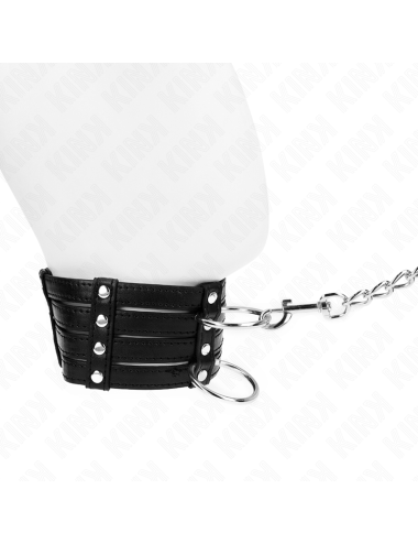 KINK - COLLANA CON CINTURA 65 CM STILE SUB REGOLABILE 35-51 CM X 7 CM
