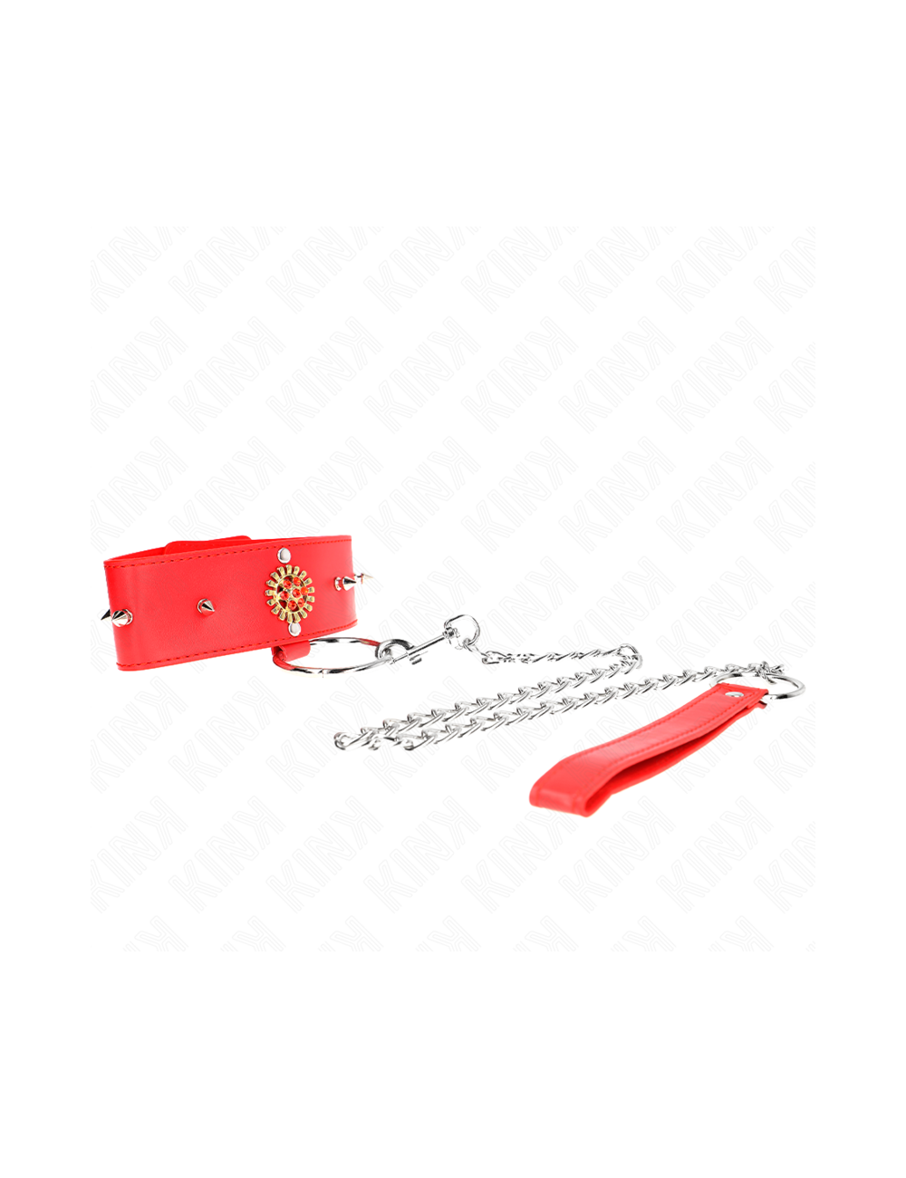 KINK - COLLANA DI DIAMANTI ROSSI CON CINTURA 65 CM REGOLABILE 35-51 CM X 7 CM