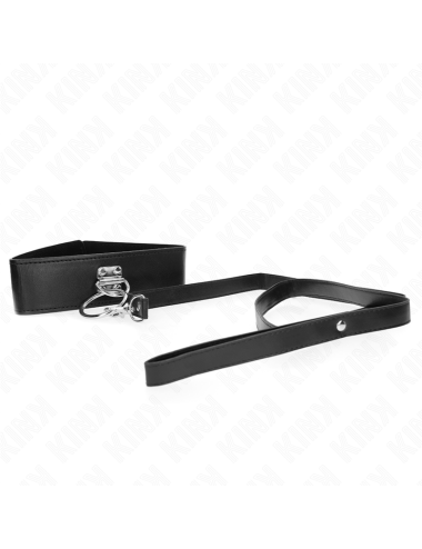 KINK - GUINZAGLIO BORCHIE 116 CM COLLARE CON CINTURINO IN SIMILPELLE 50 X 5 CM