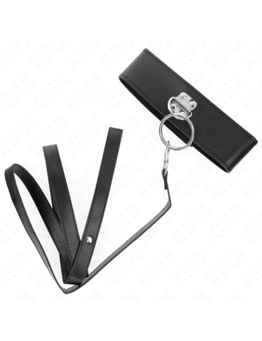 KINK - GUINZAGLIO BORCHIE 116 CM COLLARE CON CINTURINO IN SIMILPELLE 50 X 5 CM