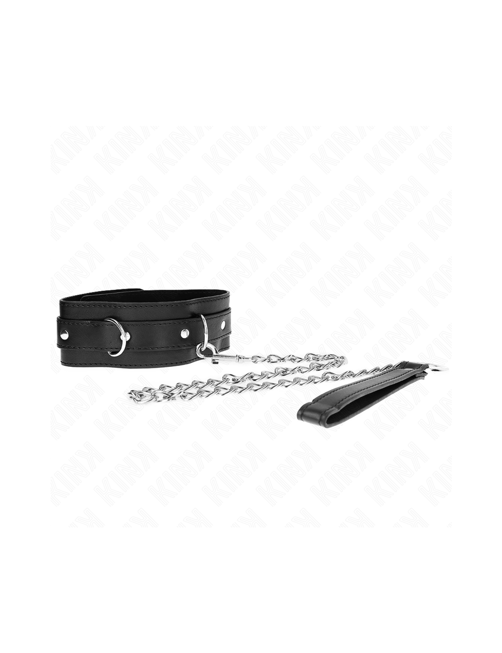 KINK - COLLARE CON CINTURA 65 CM CON CINTURINO NERO 54 X 4