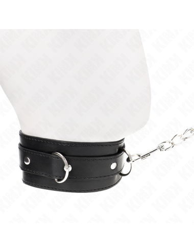 KINK - COLLARE CON CINTURA 65 CM CON CINTURINO NERO 54 X 4