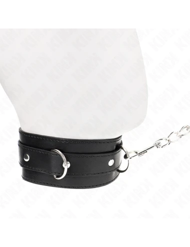 KINK - COLLARE CON CINTURA 65 CM CON CINTURINO NERO 54 X 4