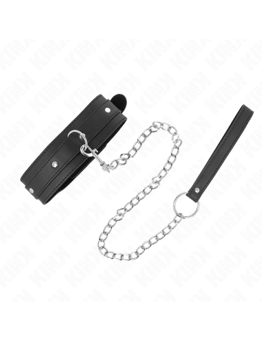 KINK - COLLANA CON GUINZAGLIO 65 CM 1 ANELLO REGOLABILE 38-49 CM X 5 CM
