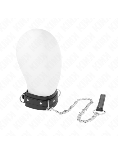 KINK - COLLANA CON GUINZAGLIO 65 CM MODELLO 3 ANELLI 1 REGOLABILE 38-49 CM X 5 CM