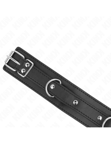 KINK - COLLANA CON GUINZAGLIO 65 CM MODELLO 3 ANELLI 1 REGOLABILE 38-49 CM X 5 CM