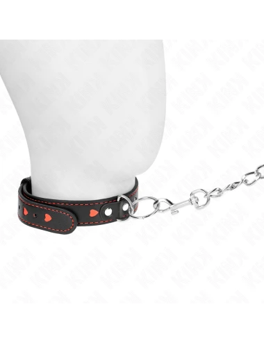 KINK - COLLANA CON CINTURINO 65 CM DETTAGLI CUORE 52
