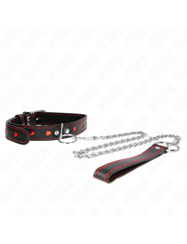 KINK - COLLANA CON CINTURINO 65 CM DETTAGLI CUORE 52