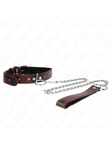 KINK - COLLANA CON CINTURINO 65 CM DETTAGLI CUORE 52