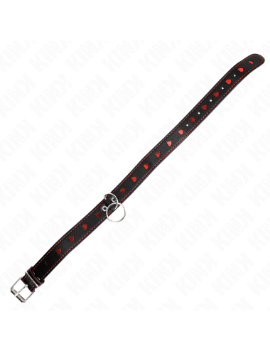 KINK - COLLANA CON CINTURINO 65 CM DETTAGLI CUORE 52,5 X 2,5 CM