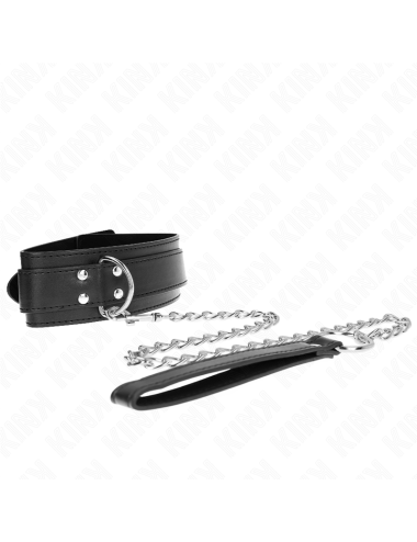 KINK - COLLANA CON CINTURINO 65 CM FIBBIE ARGENTO REGOLABILE 33-46 CM X 5