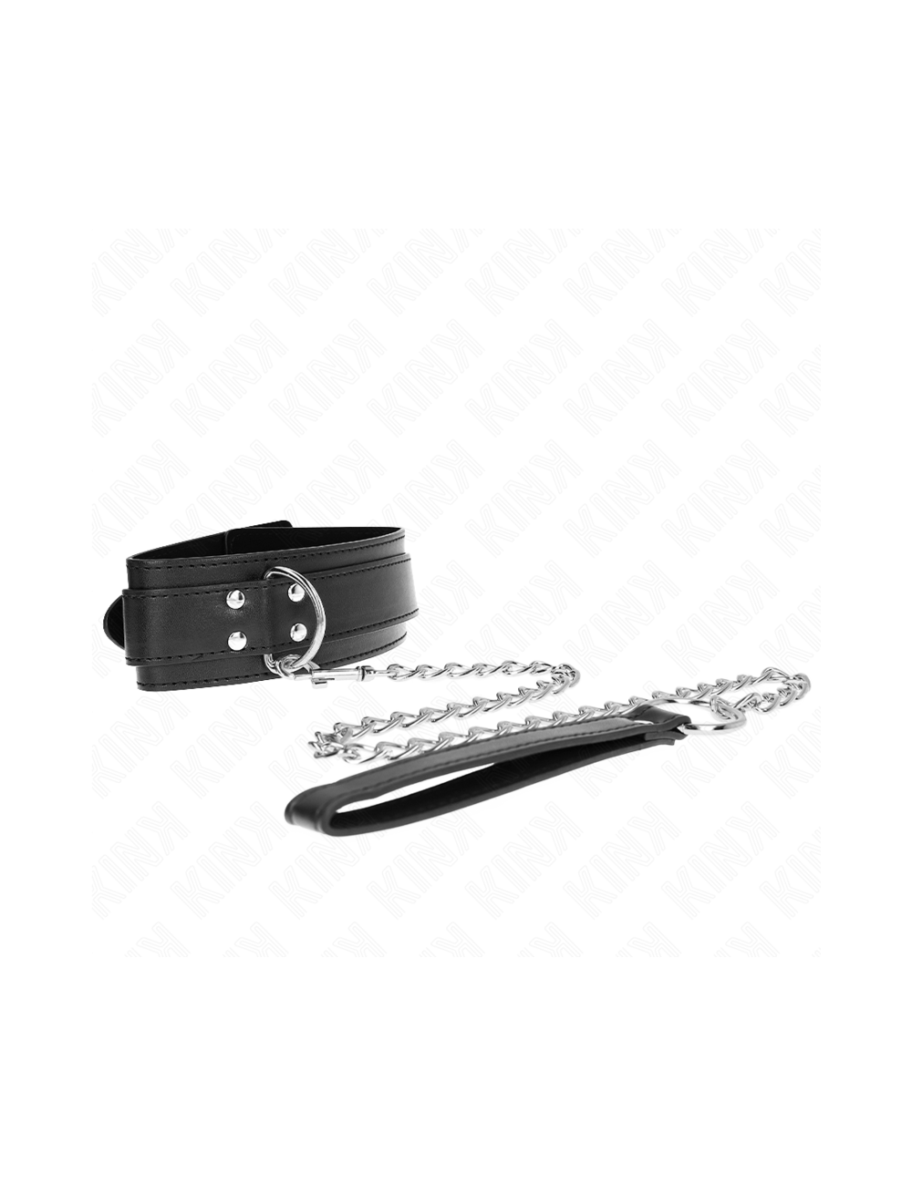 KINK - COLLANA CON CINTURINO 65 CM FIBBIE ARGENTO REGOLABILE 33-46 CM X 5