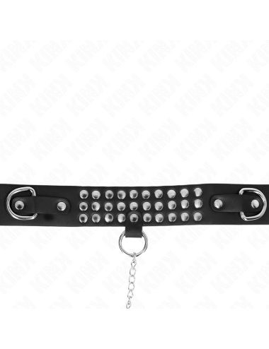 KINK - COLLANA CON CINTURINO 65 CM CON LUCIDI REGOLABILE 37-42 CM X 5,3 CM