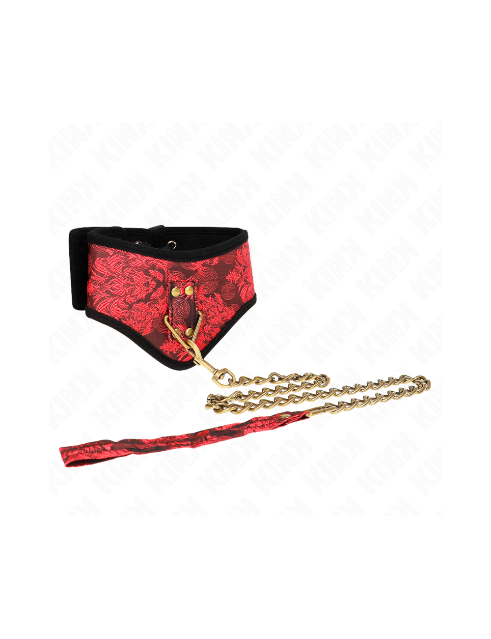 KINK - COLLANA MODELLO SCANDALO CON CINTURINO IN PIZZO 75 CM 44 X 10 CM