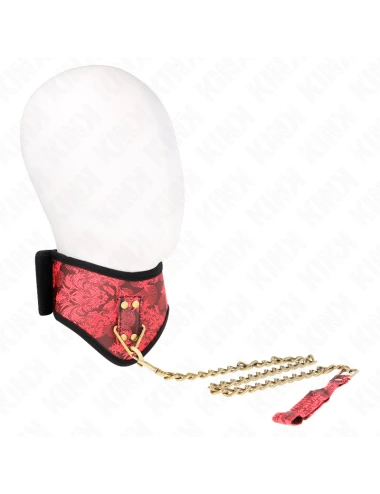 KINK - COLLANA MODELLO SCANDALO CON CINTURINO IN PIZZO 75 CM 44 X 10 CM