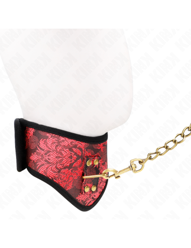KINK - COLLANA MODELLO SCANDALO CON CINTURINO IN PIZZO 75 CM 44 X 10 CM