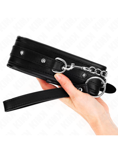KINK - COLLANA CON CINTURINO CON FIBBIA LUCIDA 65 CM 48.5 CM X 5.3 CM