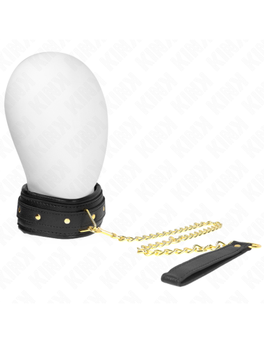 KINK - COLLANA CON CINTURINO IN SIMILPELLE SPUGNA MODELLO 1 REGOLABILE 37-54 CM X 3 CM