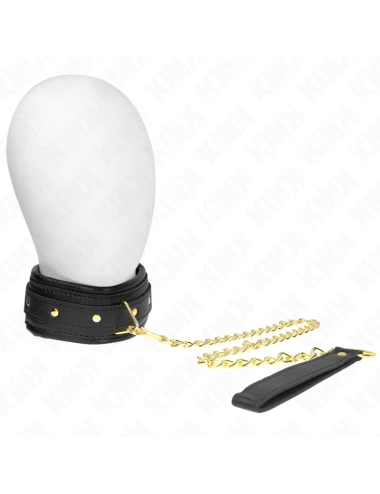 KINK - COLLANA CON CINTURINO IN SIMILPELLE SPUGNA MODELLO 1 REGOLABILE 37-54 CM X 3 CM