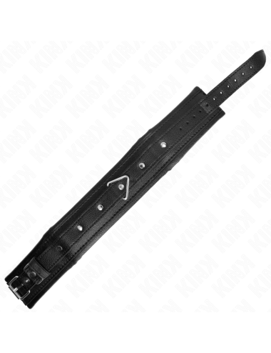KINK - COLLANA CON CINTURINO IN SIMILPELLE SPUGNA MODELLO 1 REGOLABILE 37-54 CM X 3 CM