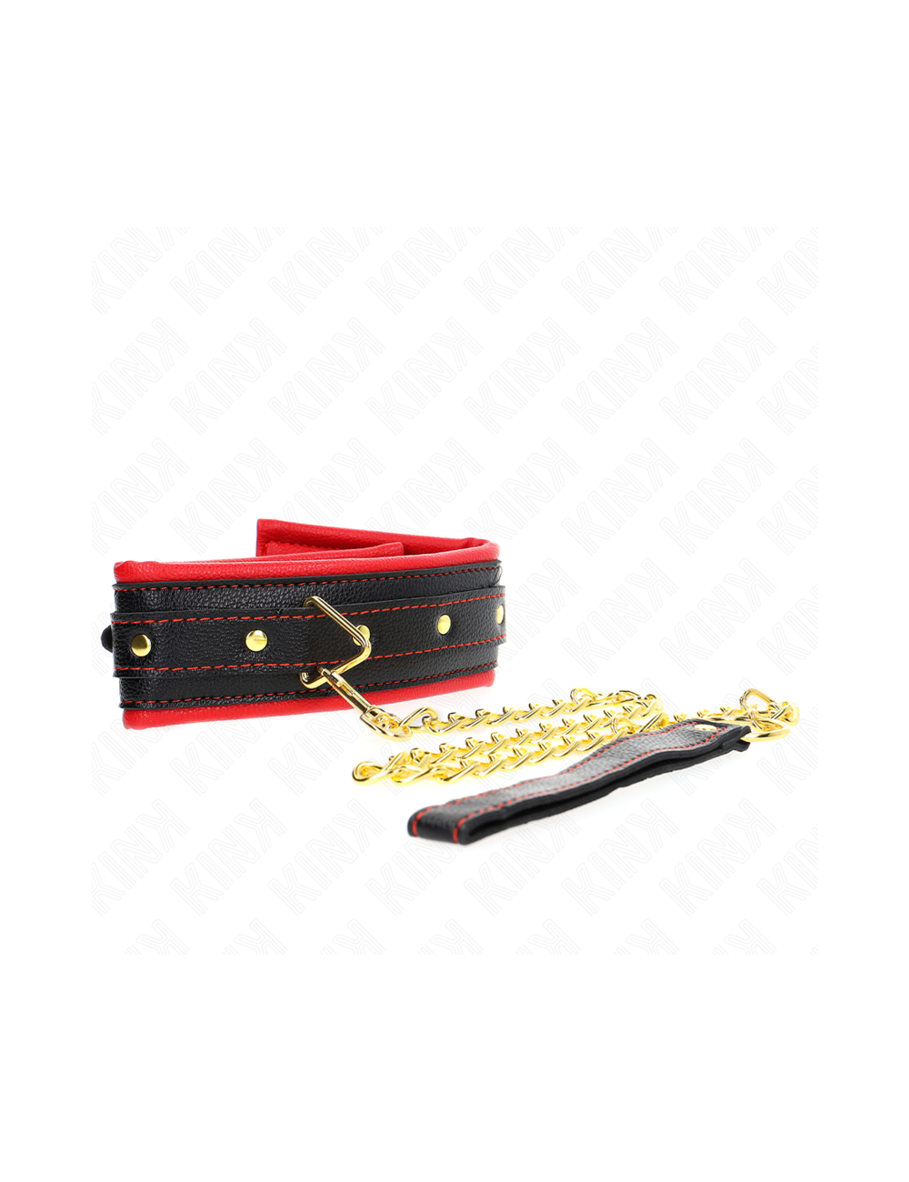 KINK - COLLANA CON CINTURINO IN SIMILPELLE SPUGNA MODELLO 2 REGOLABILE 37-54 CM X 3 CM