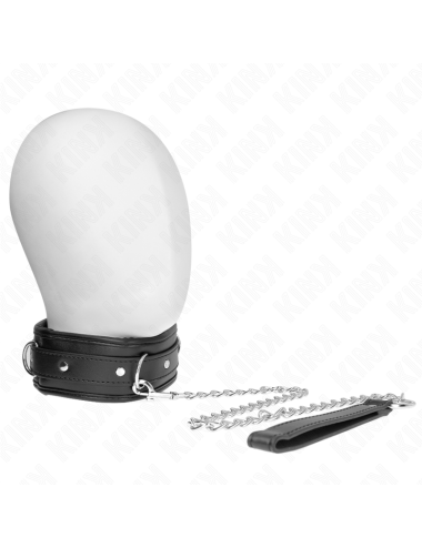 KINK - COLLANA CON CINTURINO IN SIMILPELLE SPUGNA MODELLO 3 REGOLABILE 37-54 CM X 3 CM