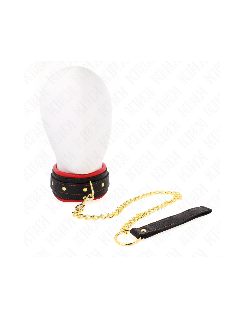 KINK - COLLARE CON GUINZAGLIO IN TESSUTO TINTO REGOLABILE 33-48 CM X 5