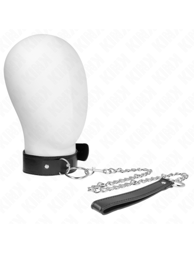 KINK - COLLARE MODELLO BASE CON GUINZAGLIO MODELLO 4 REGOLABILE 36-43 CM