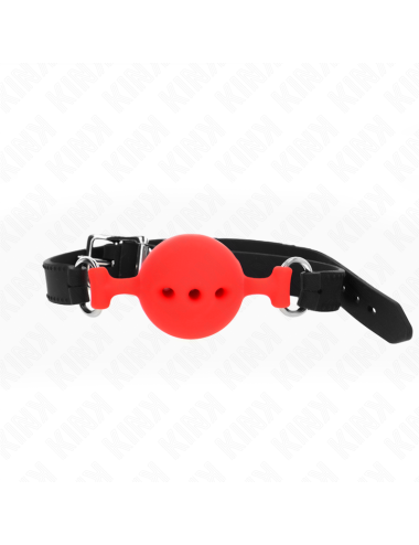 KINK - BAVAGLIO IN SILICONE INTERO 55 x 2 CM CON SFERA DA 4