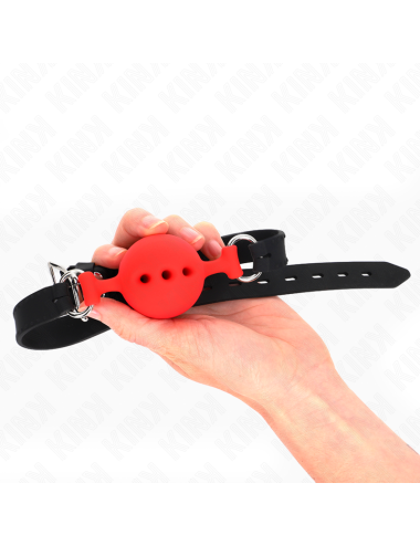KINK - BAVAGLIO IN SILICONE INTERO 55 x 2 CM CON SFERA DA 4
