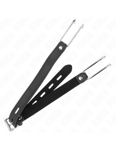 KINK - GANCIO IN METALLO 11.5 CM CON CINTURINO IN SIMILPELLE REGOLABILE 39-58 CM X 2 CM