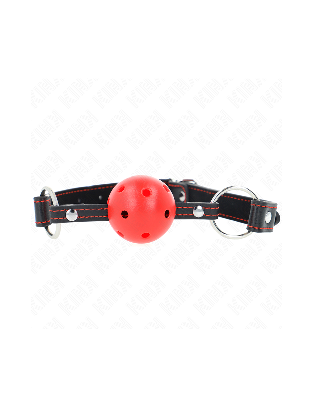 KINK - BALL GAG HOLLOW HARD ROSSO MODELLO 2 65 x 2