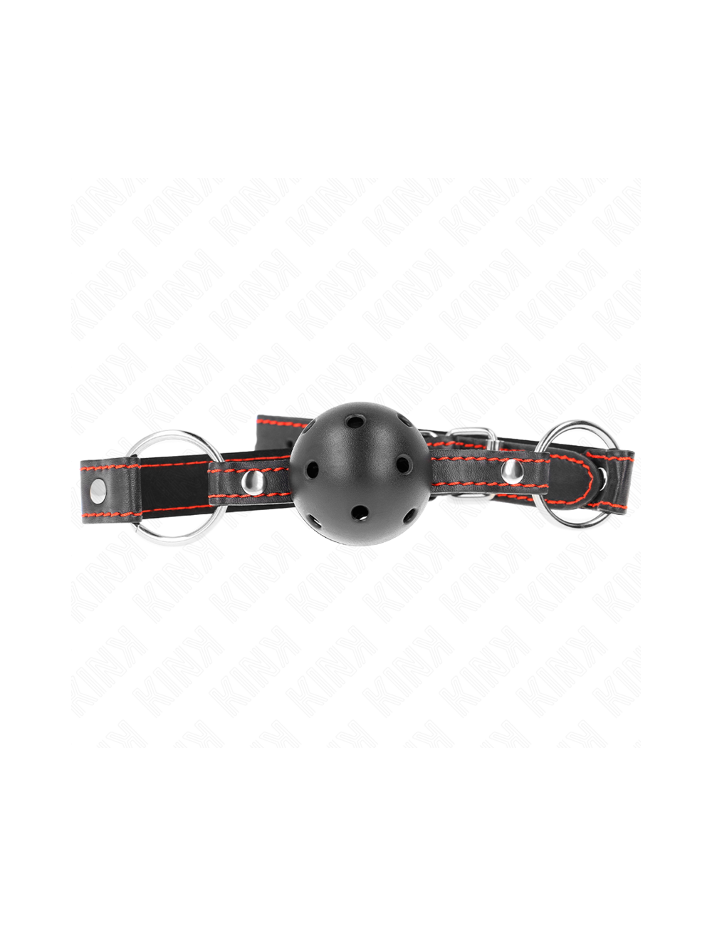 KINK - BALL GAG HOLLOW HARD NERO MODELLO 2 65 x 2
