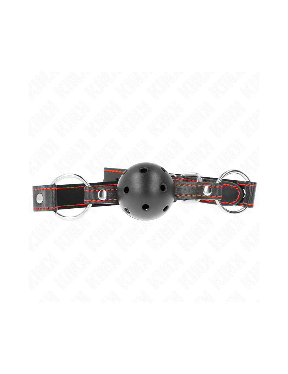 KINK - BALL GAG HOLLOW HARD NERO MODELLO 2 65 x 2