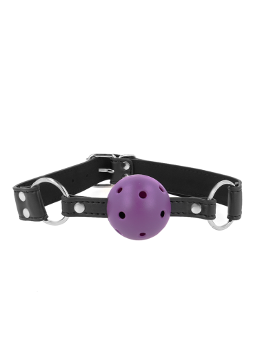 KINK - PALLA TRASPIRANTE BAVAGLIO 4 CM CON DOPPIO RIVETTO VIOLA 62