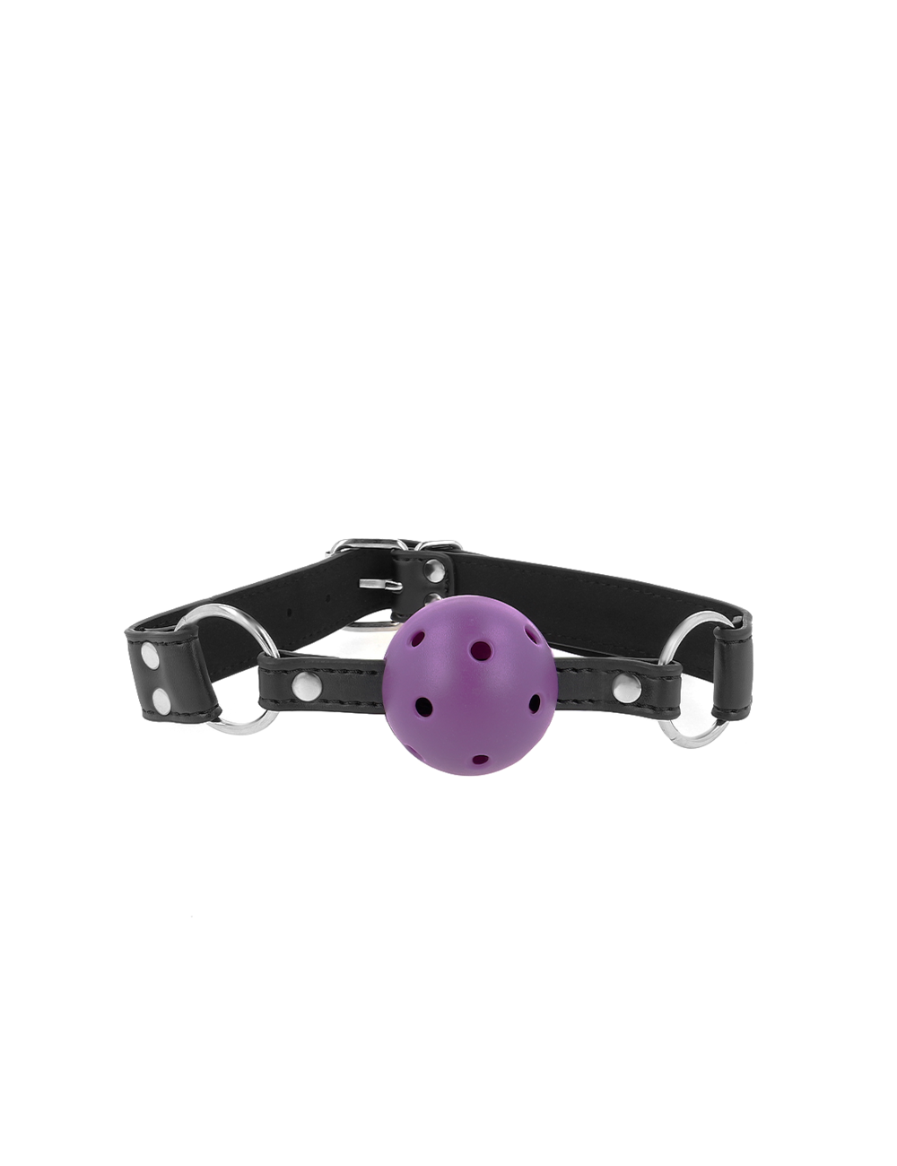 KINK - PALLA TRASPIRANTE BAVAGLIO 4 CM CON DOPPIO RIVETTO VIOLA 62