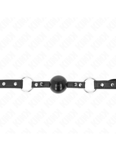 KINK - BALL GAG 4 CM CON RIVETTO PUNTA E CHIUSURA A SCATTO 65 x 2 CM